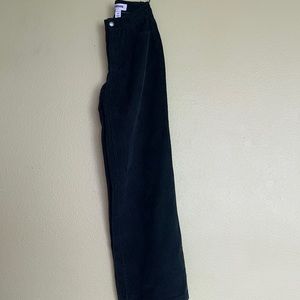 Pacsun Dark Green Corduroy High Waisted Straight Leg Pants